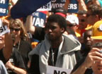 African American marcher