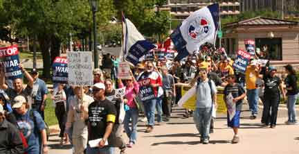 Marchers in Austin TX